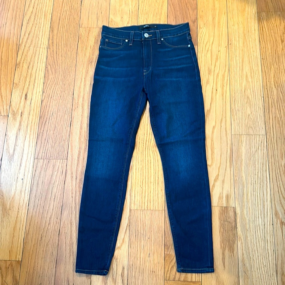 Hudson Skinny Jeans High Rise Blue Denim
